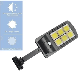 

120 LED Outdoor Solar Wall Light PIR Motion Sensor Solar Lamp Waterproof Infrared Sensor Garden Light 3 modes emergency floodlig