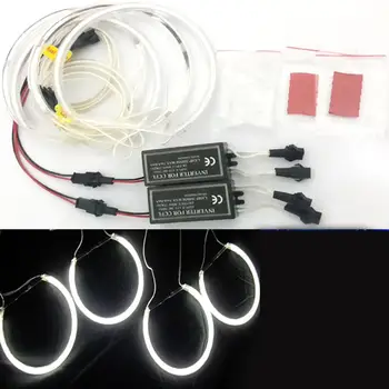 

Cotton Halo Ring Light SMD LED Angel Eyes for BMW E46 E39 E38 E36 Projector Headlight White E39 Angel Eye 4*131mm CCFL Dropship