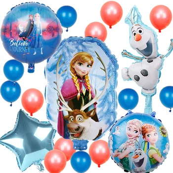 Globos de aluminio con palabra girl para Baby shower de Disney, princesa Frozen, globo de elsa, decoraciones para fiesta de cumpleaños, juguetes para niños, 1 ud.