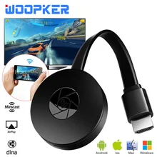 Mirascreen tv vara dongle crome elenco hdmi-compatível com 2.4g wi-fi receptor de exibição para google chromecast 2 mini pc android tv