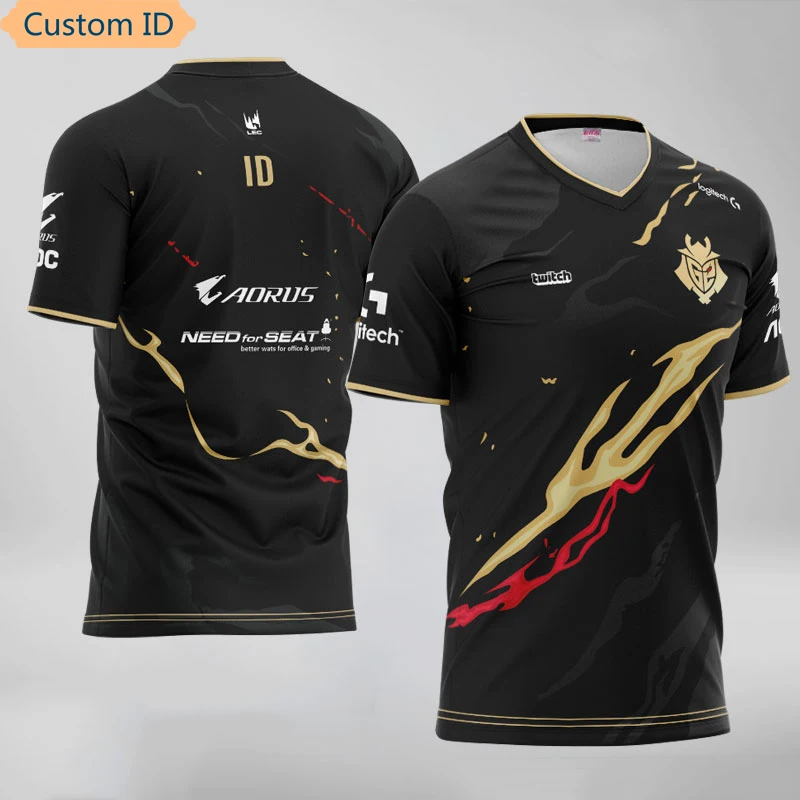 Униформа команды Esports G2 Джерси футболка высшего качества с индивидуальным
