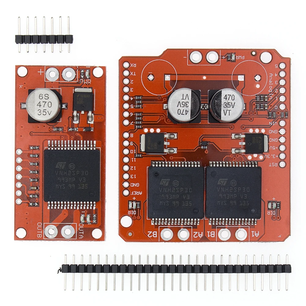 Мини Драйвер шагового двигателя VNH2SP30 30 А Monster Moto Shield модуль 16 В|motor shield| |