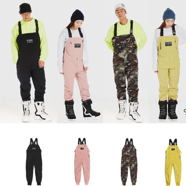 Mens Snow Bibs Chest High Snow Bib Overalls Essential Insulated Bib  Overalls Ski Pants Snowboarding Overalls Winter - AliExpress