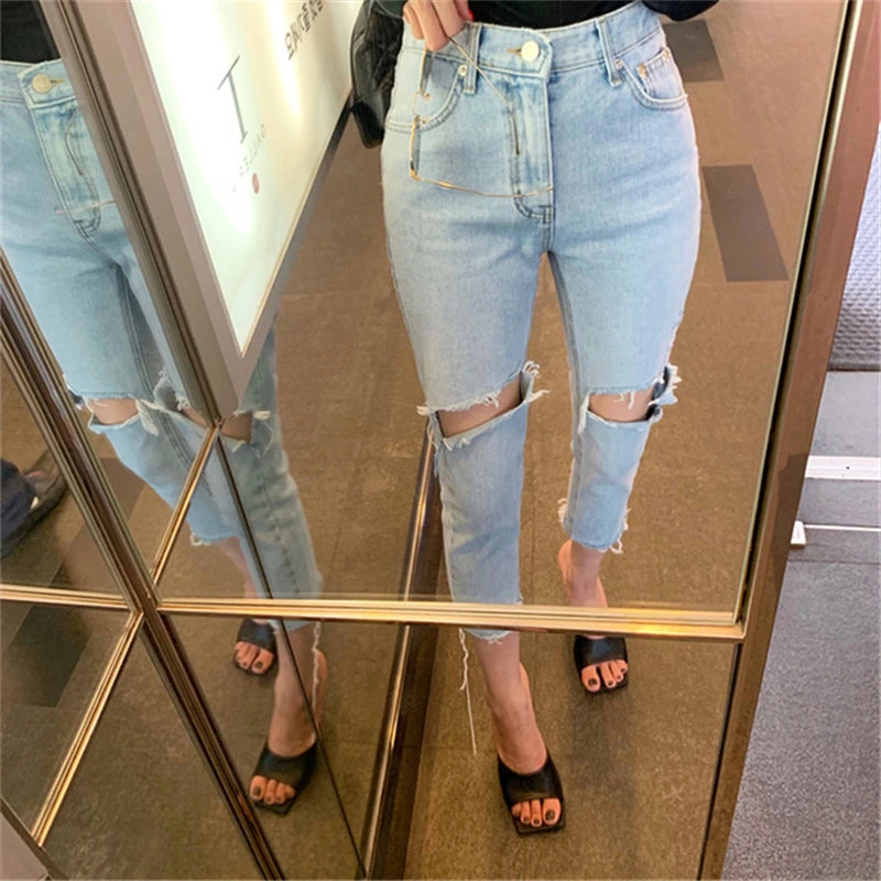 chic high waisted jeans