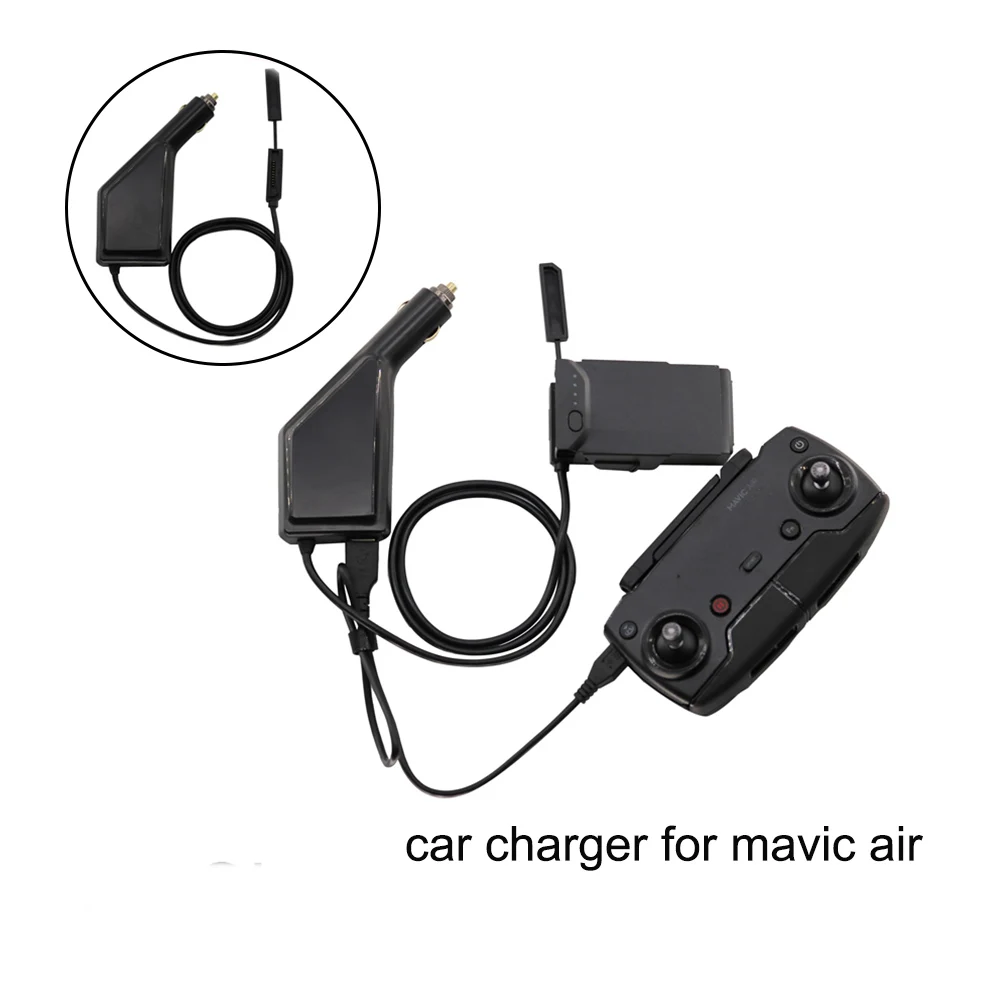 Автомобильное зарядное устройство для DJI Mavic Air Drone батарея с пультом