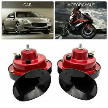 

Car Horn Boat Motorcycles Metals + ABS 2 Horns 120DB Super Train Trucks SUV