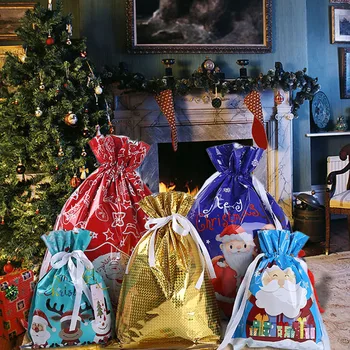 

Present Christmas Gift Bag Wrap Wedding Birthday Candy Bag Decoration Holiday