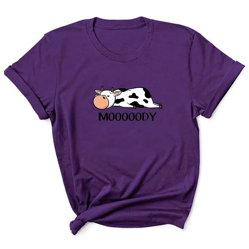 Srandovní tričko MOODY kravička v několika barvách