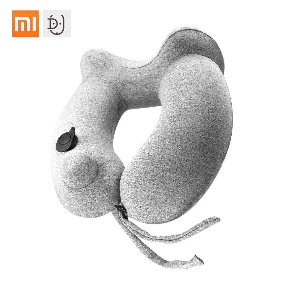 

Xiaomi Inflatable Neck Pillow Portable U-shaped Pillow Travel Airplane Outdoor U-Pillow Dual Humps Removable Washable Cushion