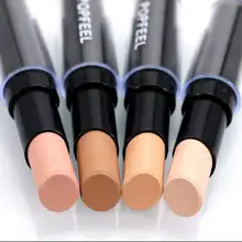 Corretivo fundação capa completa rosto corrector ocultar manchas olho escuro círculo contorno vara rosto maquiagem primer caneta cosméticos tslm1