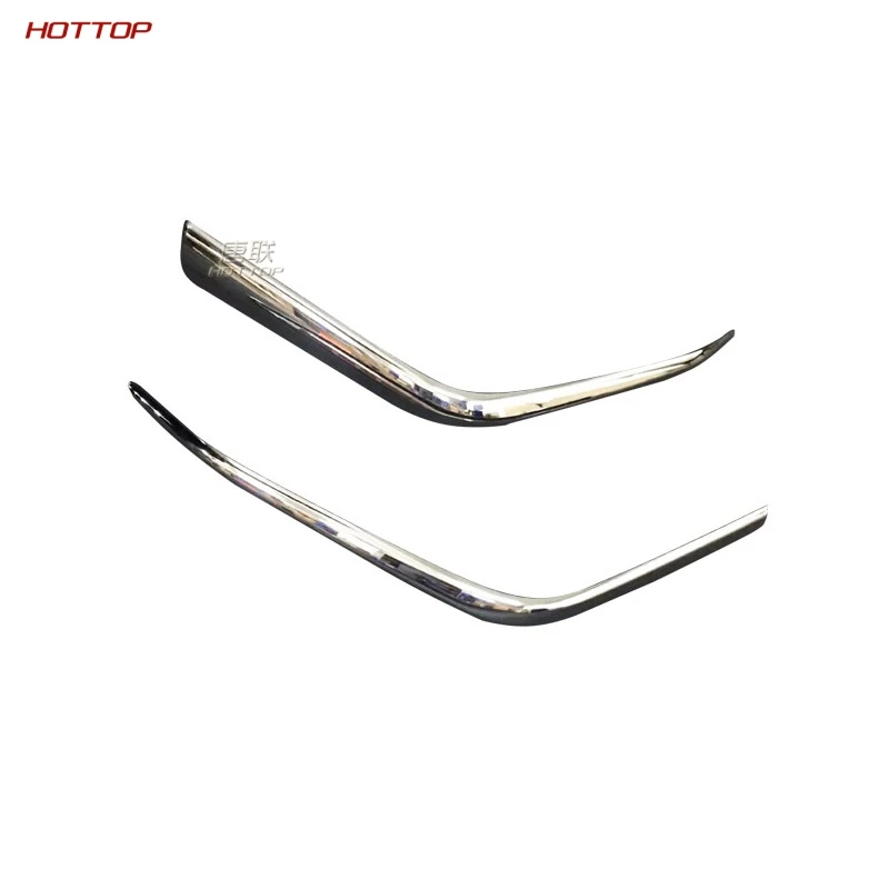 Silver 2pcs Abs Хром передний бампер Молдинг Накладка гарнир для Toyota Alphard 30 - Цвет: Silver 2pcs