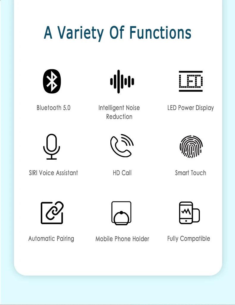 V9 беспроводные наушники Bluetooth 5,0 TWS гарнитура HIFI мини наушники-вкладыши для спорта бега для Iphone samsung huawei IOS Android