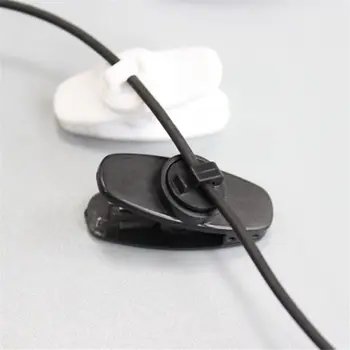 

10Pcs/Set Headphone Earphone Cable Wire Cord Plastic Lapel Collar Clip Clamp Mount Holder Size: 30*10*15mm /1.18*0.39*0.59in