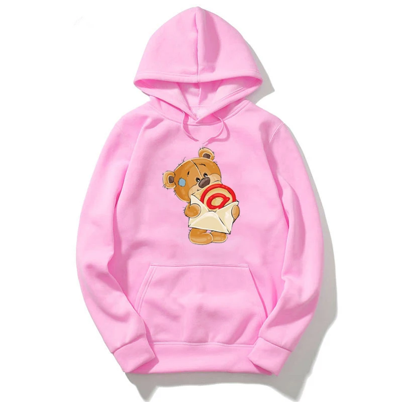 Hoodies 7 Свитер для маленьких девочек; толстовка с капюшоном с героями мультфильмов; Детские милые свитера; коллекция года; зимняя теплая одежда для девочек; детский топ с медведем на день рождения - Цвет: Hoodies 7
