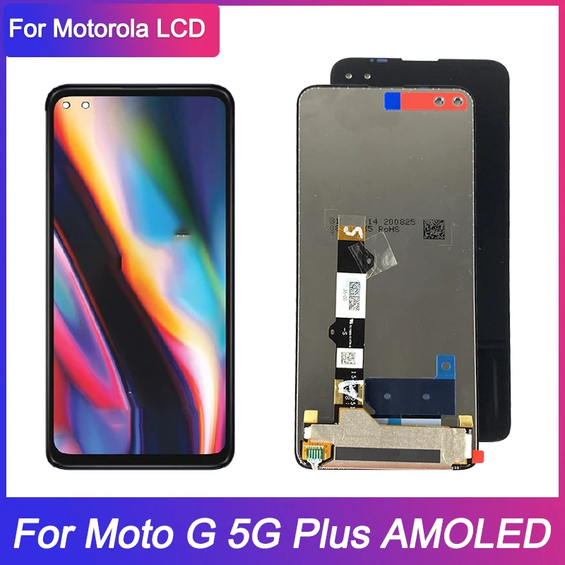 AMOLED For Motorola Moto G 5G Plus XT2075 XT2075-2 XT2075-3 LCD Display Touch Screen Assembly Digitizer Replacement Screen