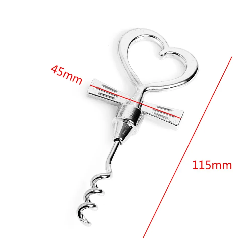 Хороший свадебный подарок в форме сердца штопор открывалка для бутылок вина пробка любовь сердце подарок