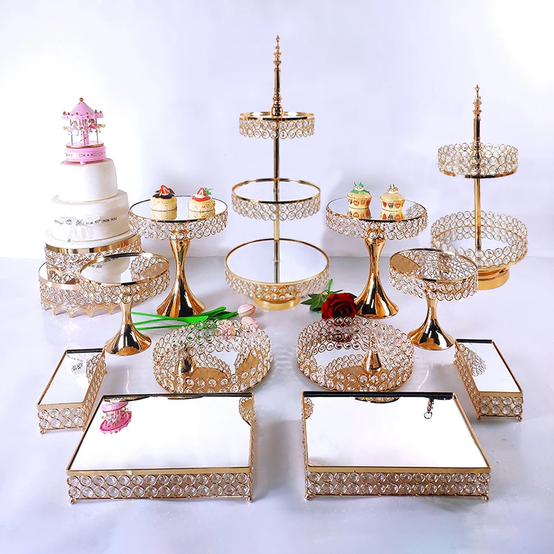 Metal Iron Cake Stand Round Pedestal Dessert Holder gold _c 最大82%OFFクーポン