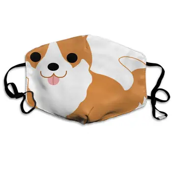 

Designer Mask Reusable Anti Dust Face Mouth Cover So Cute Dogs Mask Warm Windproof