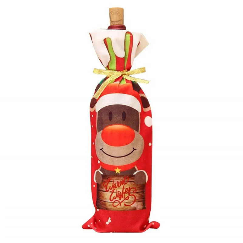 Сумка для винной бутылки Санта Клауса