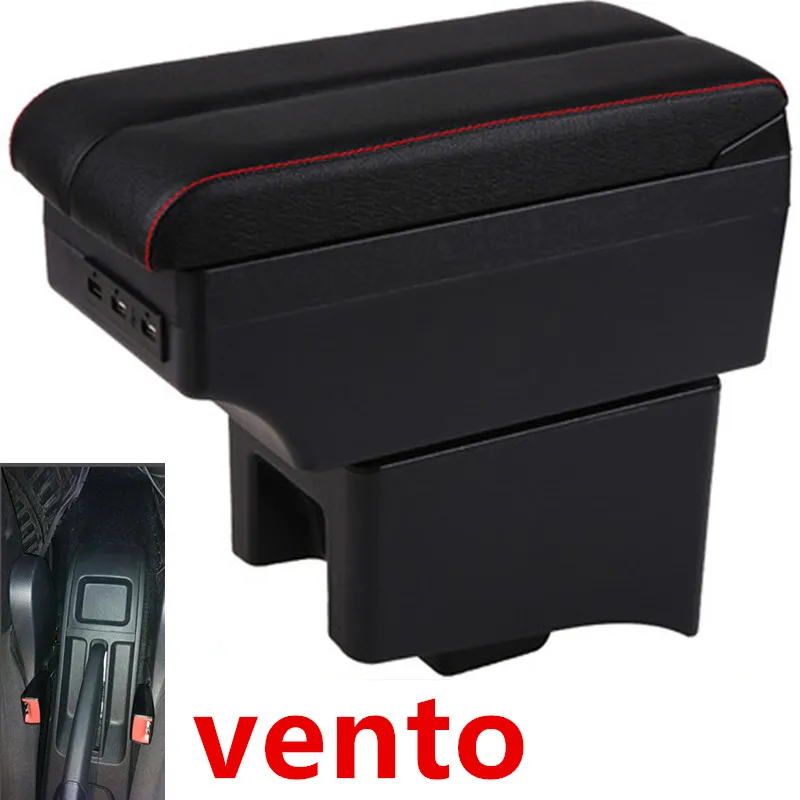 Двухслойный подлокотник для Volkswagen vento с интерфейсом usb