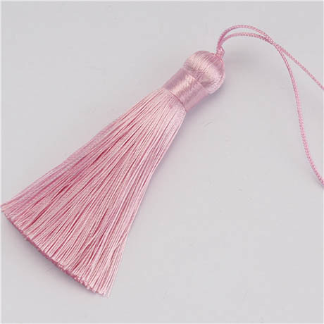 8cm Silk Tassel Pendant Accessories for Jewelry Making Satin Tassel Fringe Trim DIY Earrings Handmade Crafts Findings