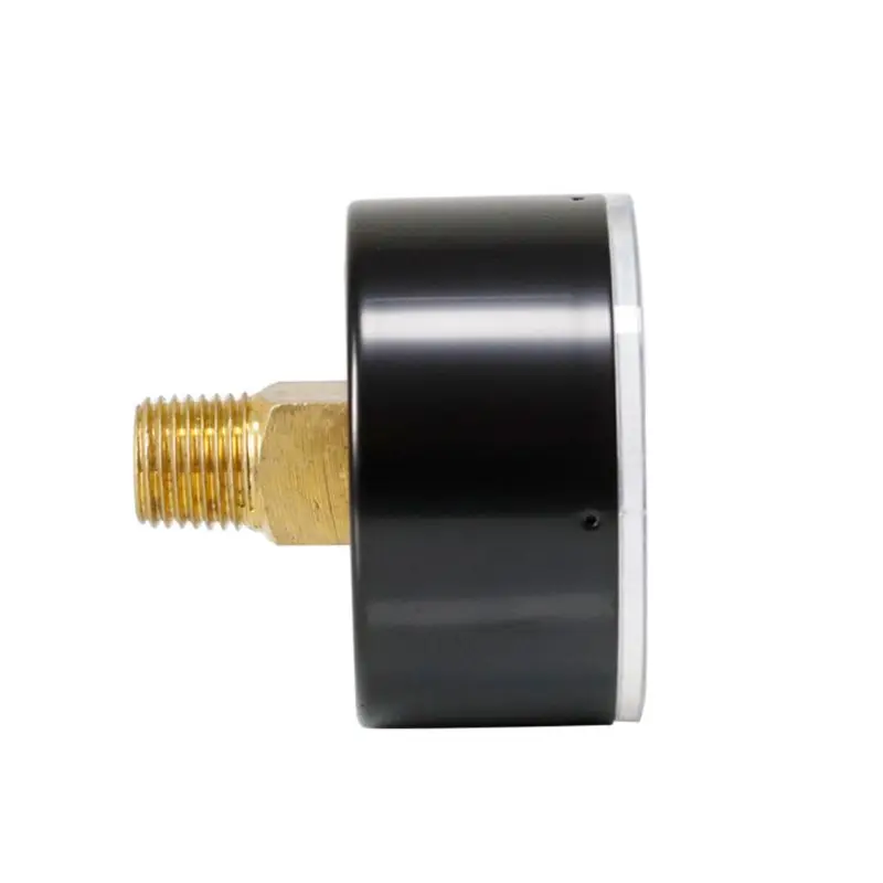 Манометр 52 мм Циферблат 1/" BSPT горизонтальный 0/15, 30, 60,100, 160300 PSI& Bar