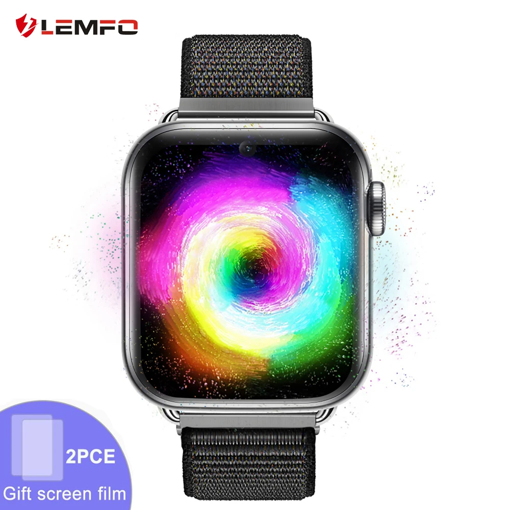 LEMFO LEM10 4G умные часы Android 7 1 3 Гб ОЗУ 32 ПЗУ 88 дюйма большой экран LTE Sim-камера GPS Wi-Fi