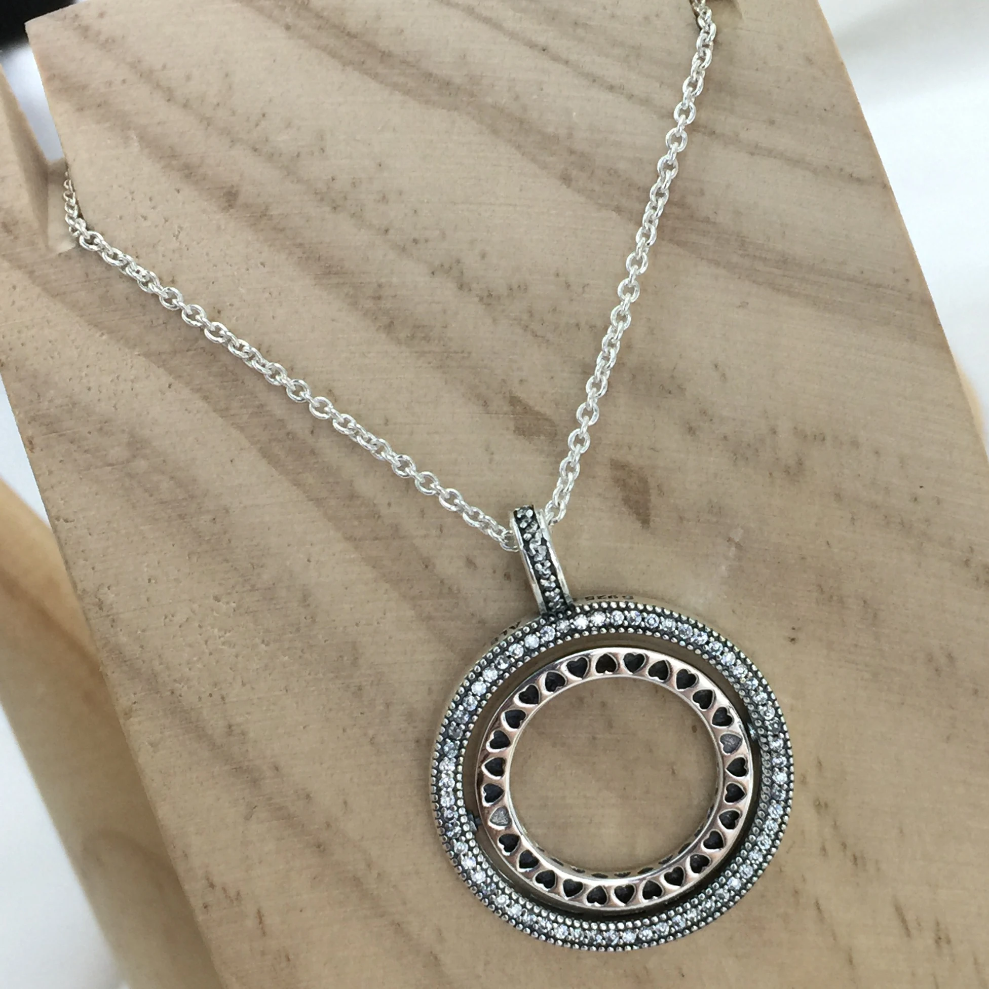 925 пробы Серебряное классическое круглое ожерелье для женщин очаровательное модное индивидуальное ювелирное изделие