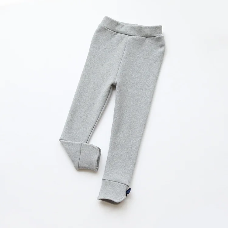 Girls Solid Color Leggings Small CHILDREN'S Baby Bow Trousers Skinny Crawler Spring New Style Childrenswear