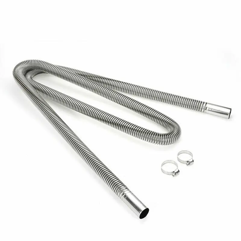 1.2m Stainless Steel Exhaust Pipe Car Parking Air Heater Tank Diesel