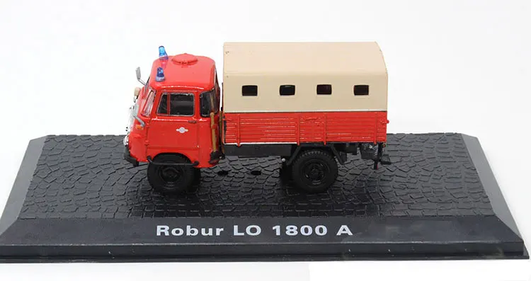 Классический 1: 72 Масштаб Литой Сплав металла робур пожарная машина Изысканная статическая модель автомобиля с дисплеем база коллекция