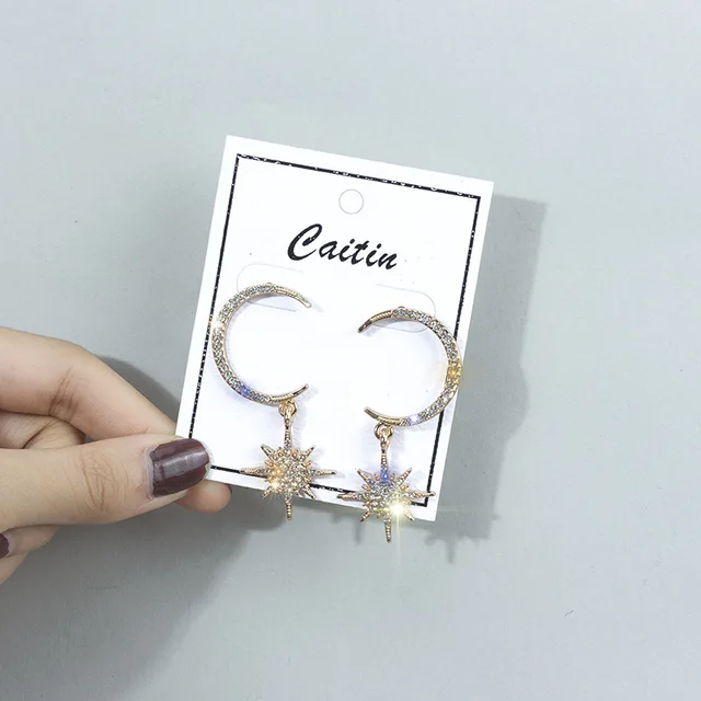 Yumilok Boucles D'oreilles Cœur En Argent 925 Femmes Filles Bagues D'oreilles Pendantes De Cœur Créoles Zircons Créatives De Diamètre De 1cm Couleur D' Argent