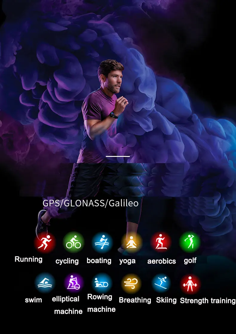 Gps Golf женские умные часы для мужчин Garmin Venu pay Часы Монитор Сердечного Ритма Смарт-часы для плавания ремешок для ios android xiaomi huawei