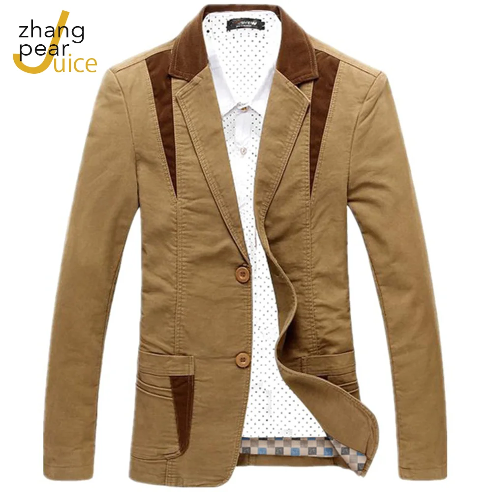 New Men Blazer Fashion Slim Casual Blazer For Men Mens Suit Designer Jacket  Outerwear Men 3 Colors Patchwork Blazer Coat|Blazers| - AliExpress