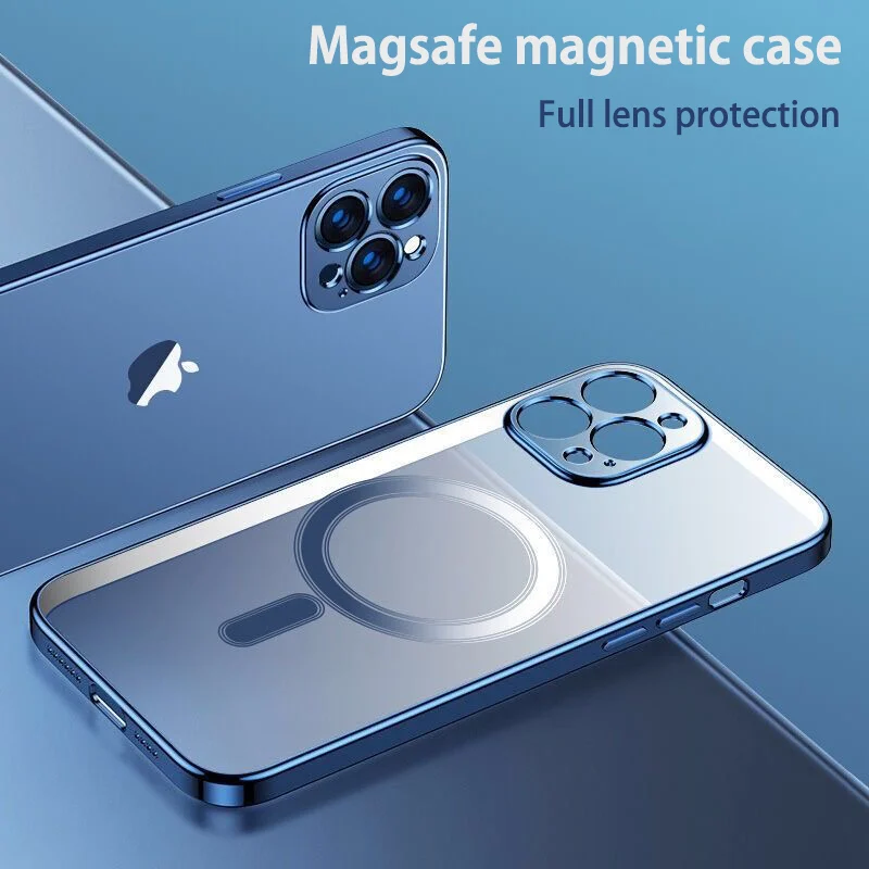 SoCouple Case for iPhone 12 13 Pro Max mini Wireless Charger Magsafing Cover for