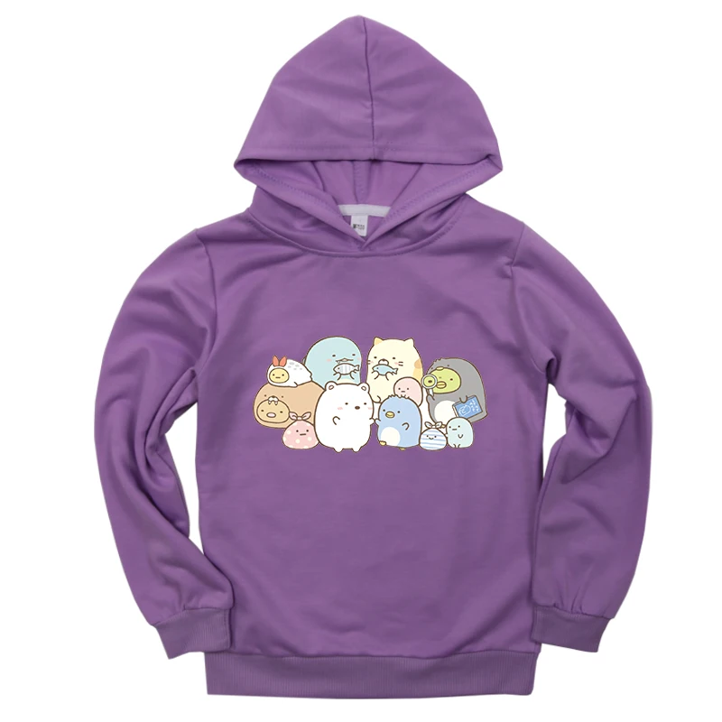 Hoodies 19 Sumikko/худи с принтом для мальчиков и девочек; детская зимняя теплая одежда; толстовки для малышей; повседневные хлопковые толстовки; Moletom Infantil; Новинка - Цвет: Hoodies 19