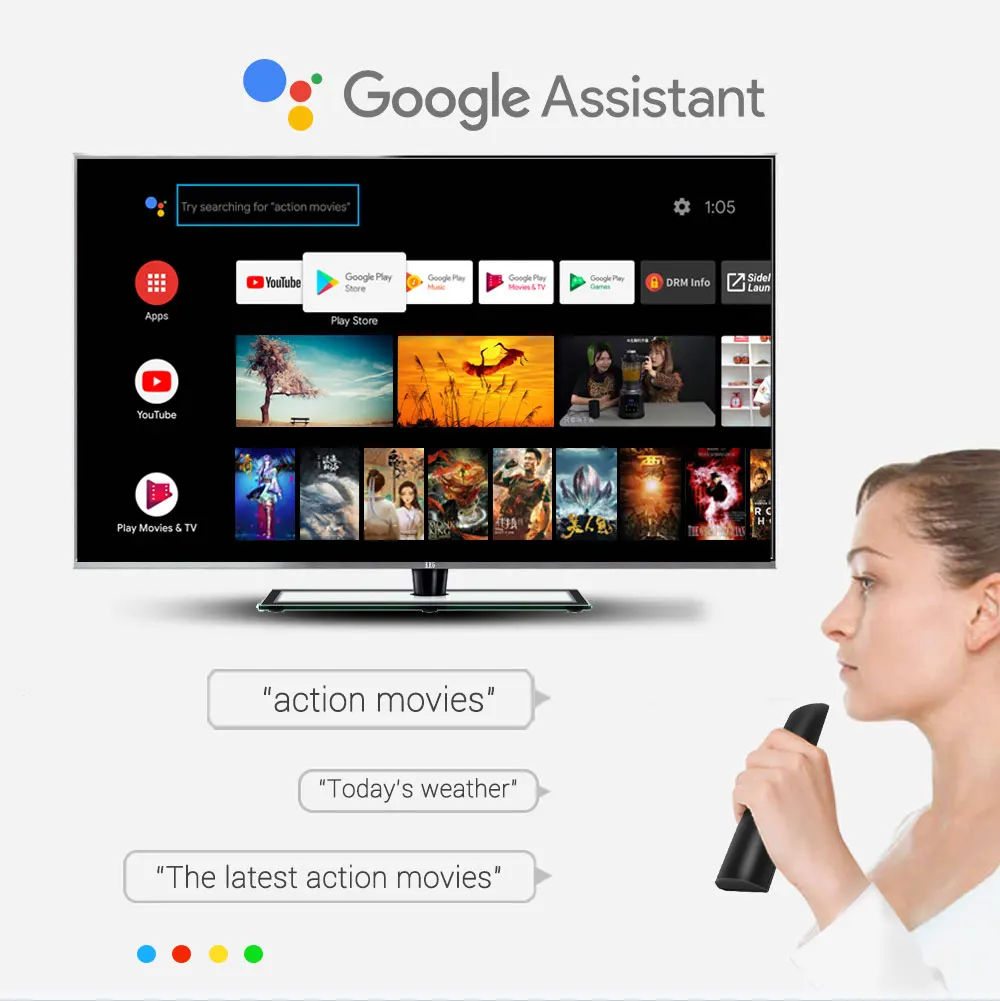  Max 4GB RAM 128GB ROM Mecool Androidtv KM3 TV BOX Android 9.0 Google Certified S905X2 4K Smart Medi