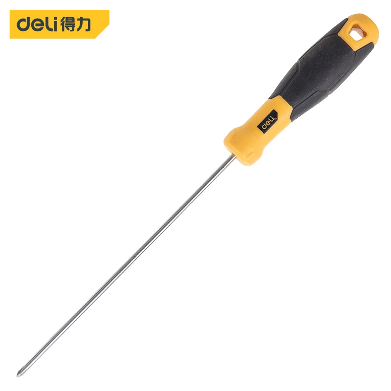 

Deli Cross Phillips Screwdriver CR-V Alloy Steel Professional Electrician Screw Driver Insulated Screwdriver DIY Hand Tools