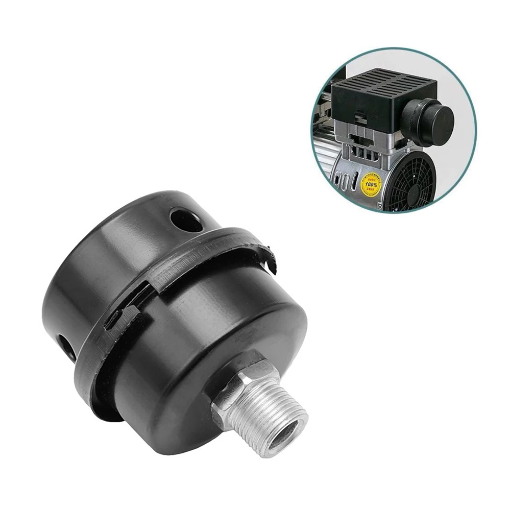 1/2" Thread Metal Air Compressor Intake Filter Noise Muffler Silencer