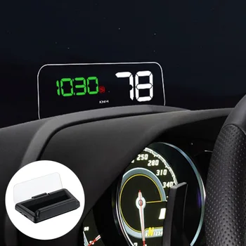 

Gauge Mileage Head Up Display Overspeed Alarm Safety Driving Direction Digital Car Speedometer With GPS Universal HD Projection