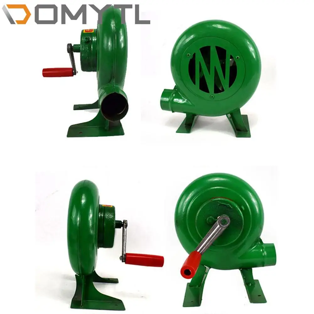 Household Blower Outdoor Hand Crank Manual Barbecue Booster Small 80W 150W 39/43mm Outlet Diameter 1:36 Speed Ratio 1pcs 15x43x15 mm pom coated flat roller bs620243 15 15mm bore 43mm diameter plastic bearing 15 43 15 mm nylon wheel pulley