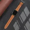 Correa de cuero para Apple watch, banda de 44mm, 40mm, 38mm, 42mm, iWatch, pulsera de una sola vuelta, reloj para Apple watch series 5 4 3 se 6 ► Foto 2/6