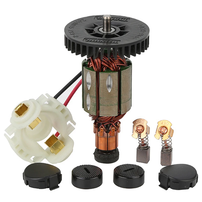 Держатель щетки+ колпачки+ крышка+ щетки+ арматура для MAKITA CB430 BGA450 BGA452 DGA452 DGA452RMJ DGA452SFE DGA452FE3 DGA452RFE