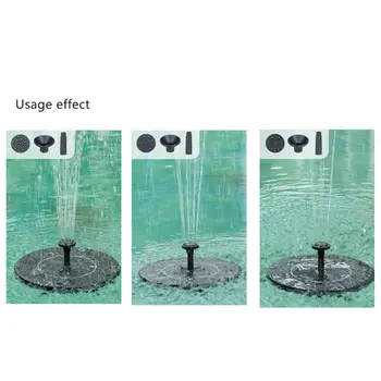 

2020 Must-have in summer anti-clogging solar fountain Upgraded Pump Cover removable Easy to clean Prevent clogging Adjustable