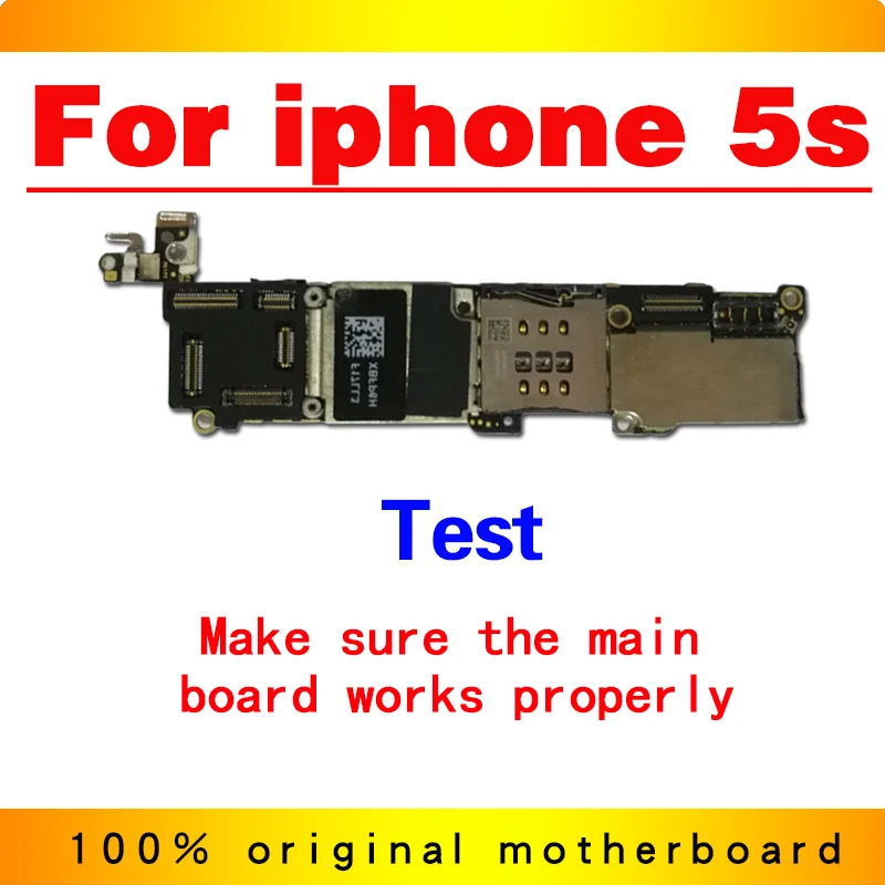 16 Гб/32 ГБ/64 ГБ для iphone 5s материнская плата без/с сенсорным ID, разблокирована для iphone 5s материнская плата с чипами