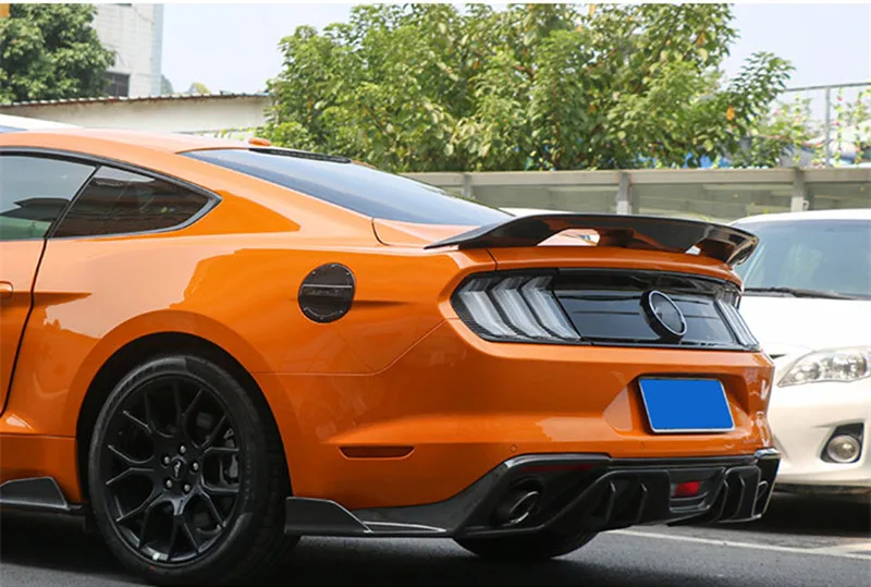 Для Ford Mustang GT500 спойлер-IN высокая твердость и качество углеродного волокна Багажник крыло спойлер