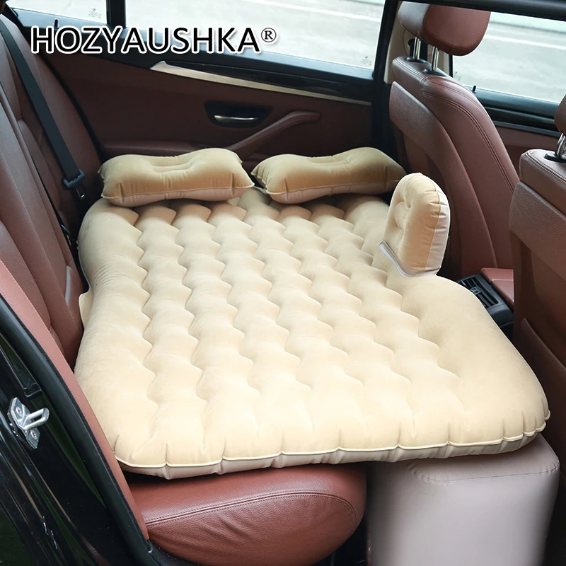 Car inflatable bed car supplies sleeping mattress car SUV rear row rear seat cushion sleeping pad air bed travel bedHOZYAUSHKA