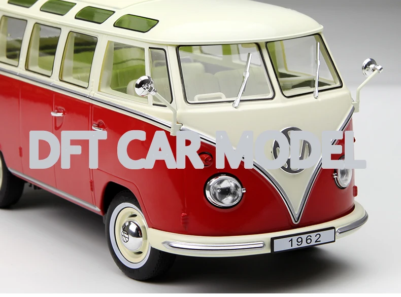 1:18 Масштаб сплава игрушка VW 1962 модель автобуса Детская игрушка автобус оригинальные авторизованные подлинные детские игрушки