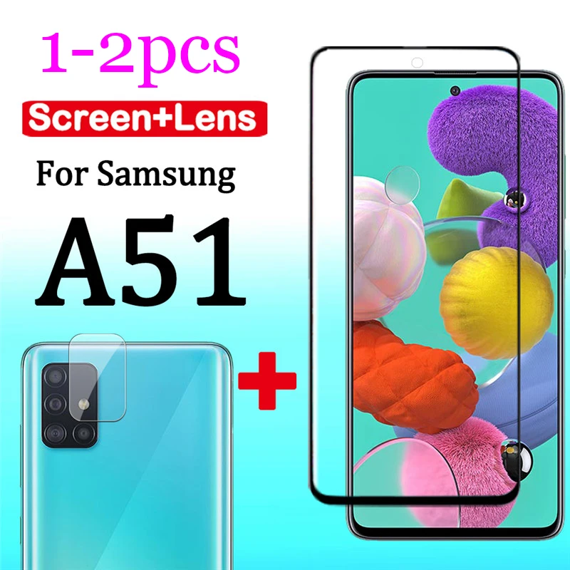 Защитное стекло 1-2 шт. для Samsung galaxy a51 a 51 51a samsun glaxy samsunga51 galaxya51 с объективом камеры