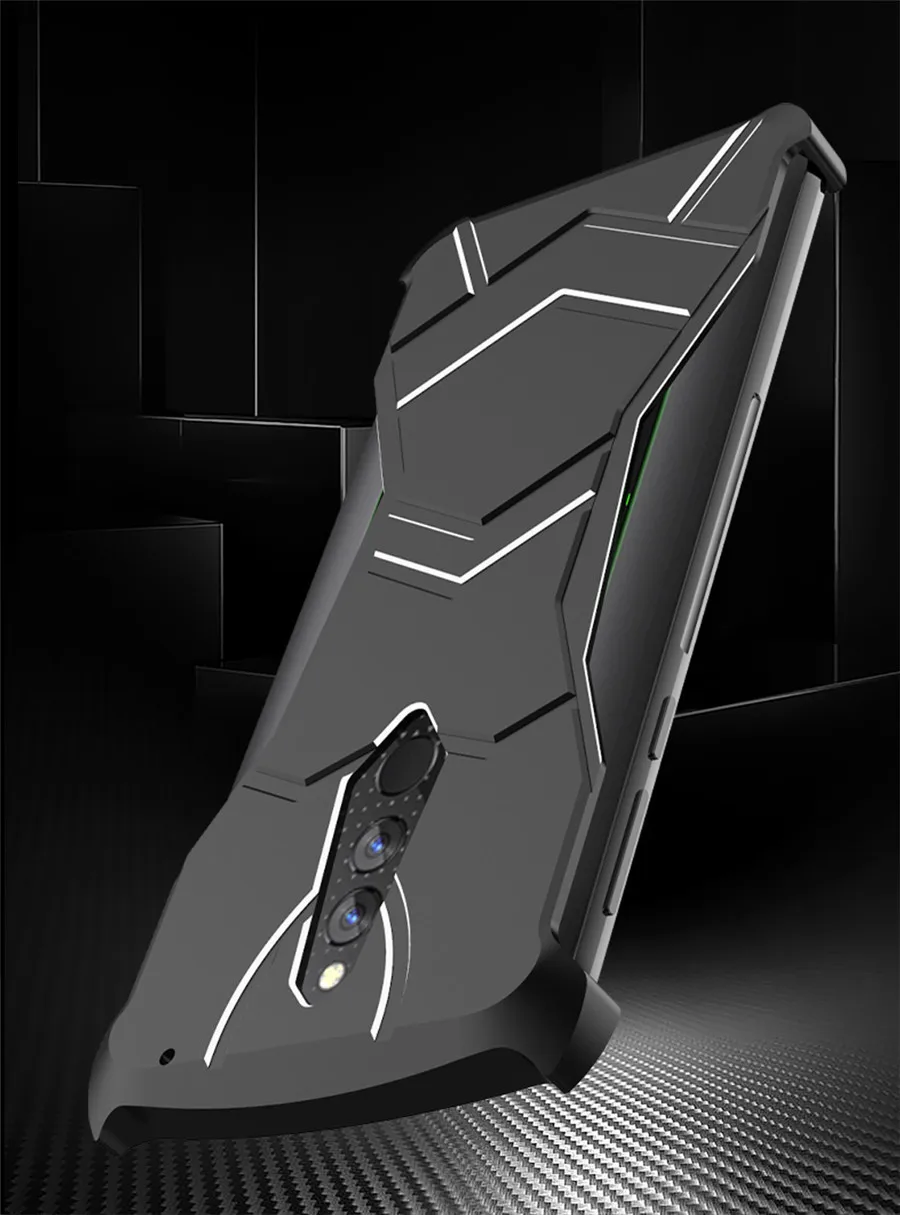 Алюминиевый металлический чехол для Xiaomi Mi Black Shark Helo BlackShark ударопрочный Магнитный чехол для задней панели для Xiaomi Mi 9 Тонкий чехол пантера